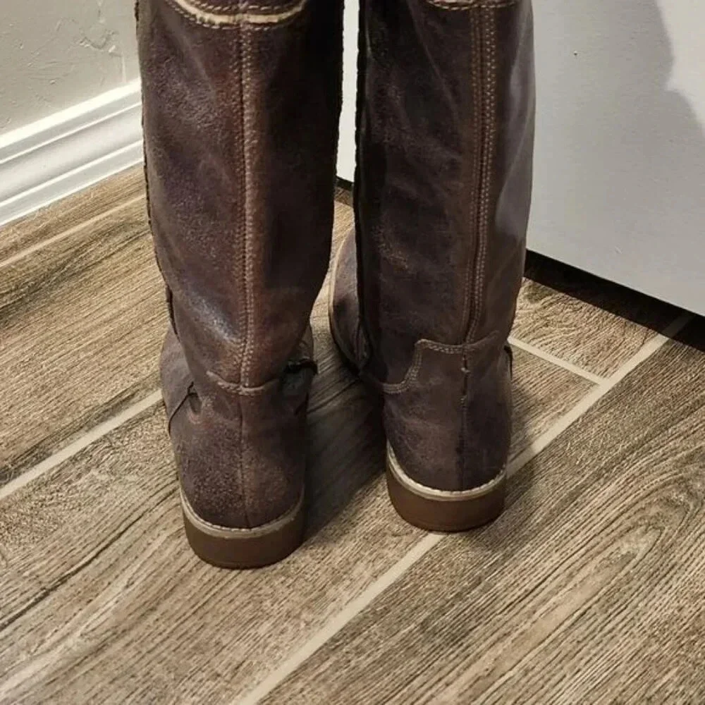 Timberland Boot Sz 8M Warm Brown Leather Women‎ 25670m